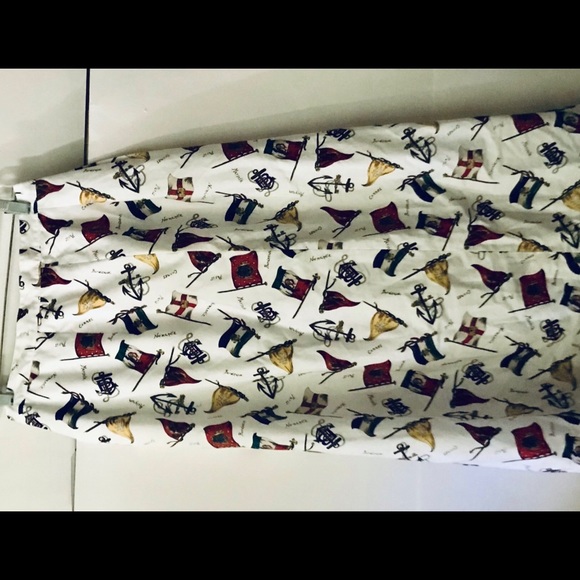 Cottage Tailor World Flags Skirt size 8 Orig Owner Summer - Picture 11 of 16